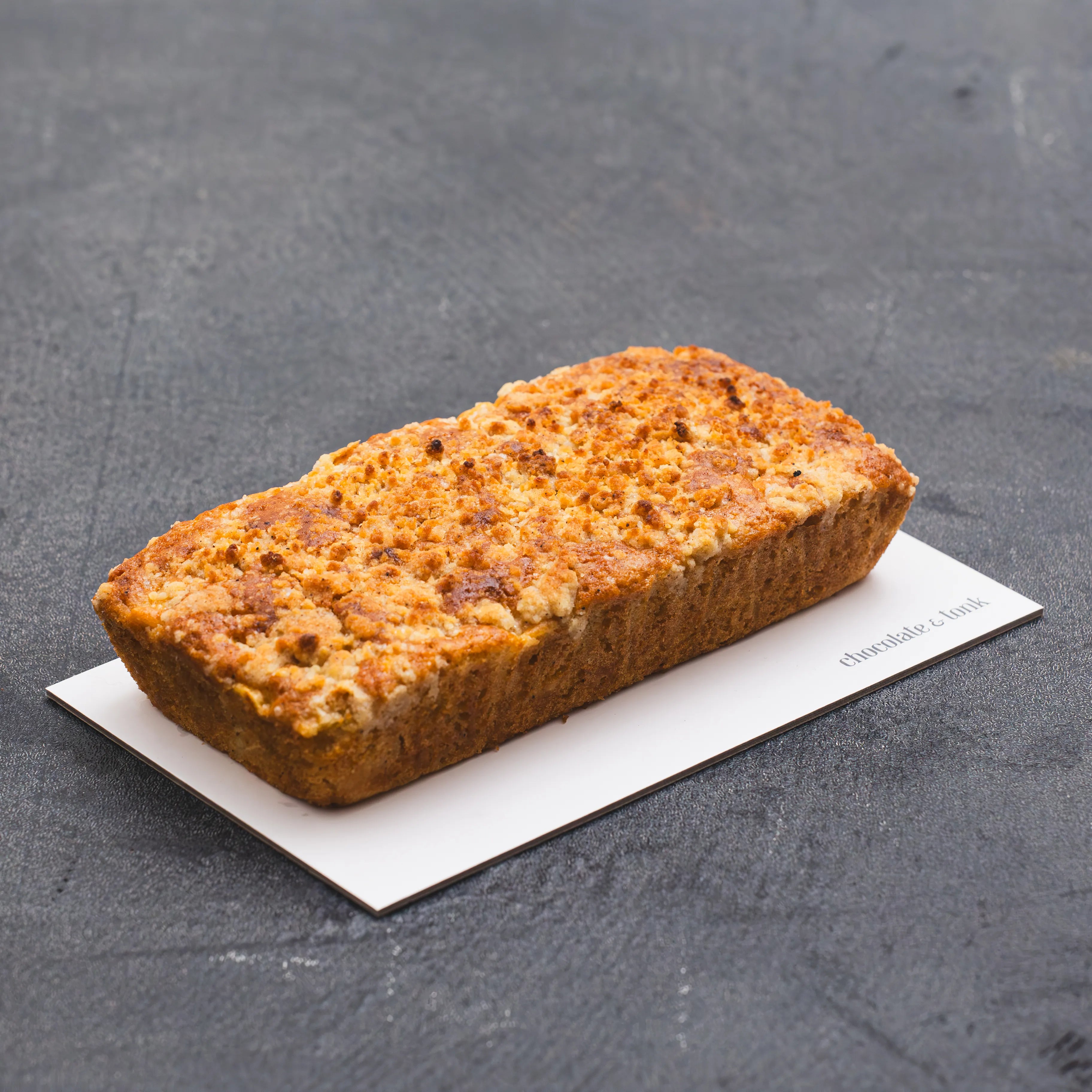 Homemade apple and crumble loaf with a delicious twist