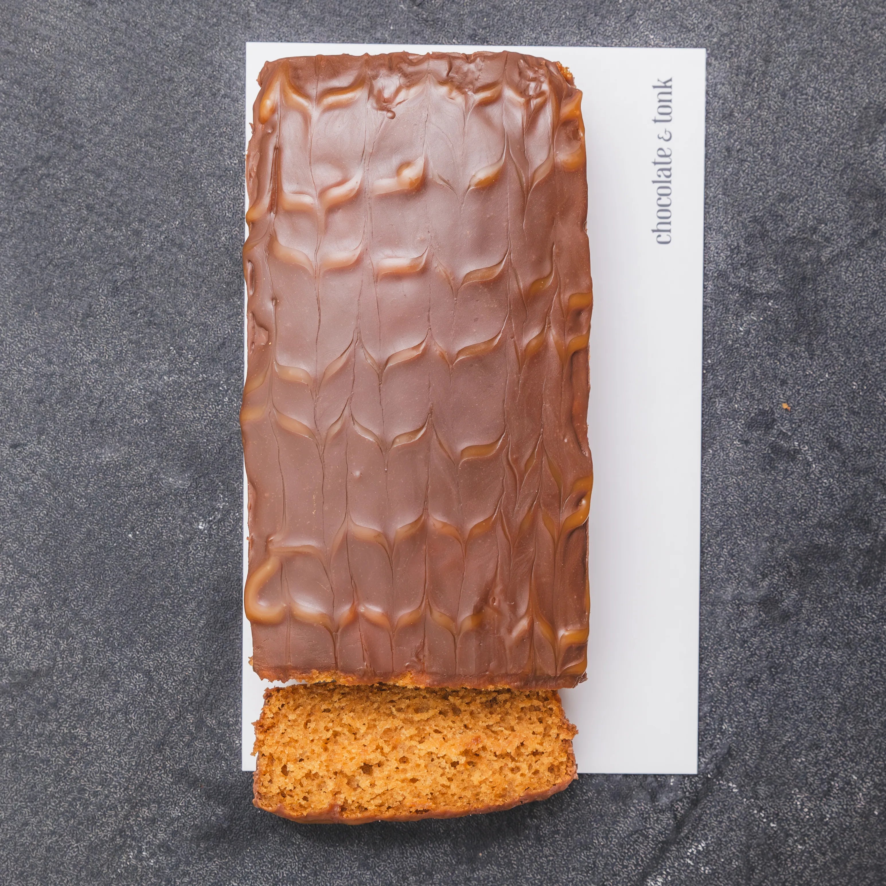 Indulgent caramelised milk loaf cake