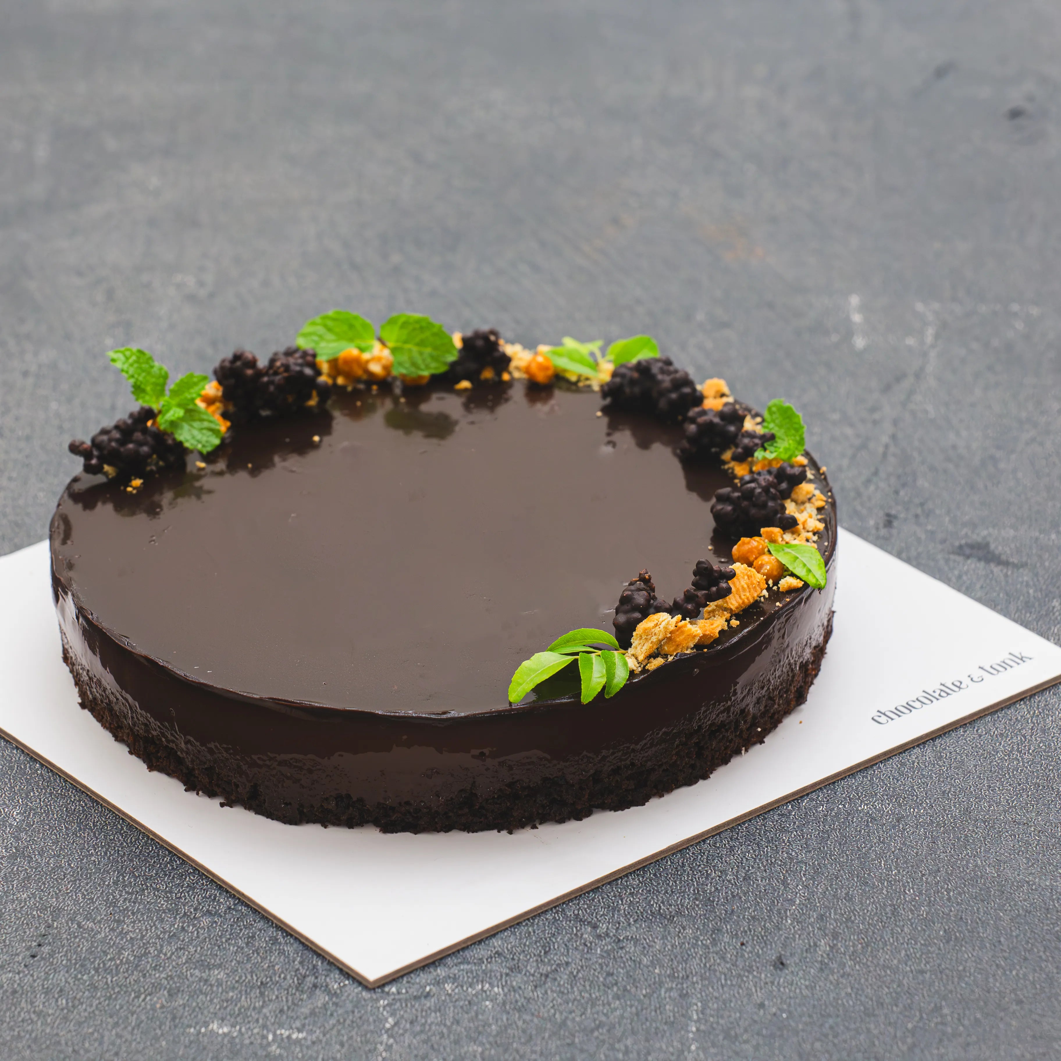 The ultimate treat for chocolate lovers - a double dose of dark chocolate