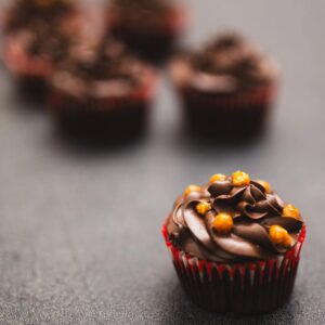 Chocolate with Salted Caramel Cupcakes
